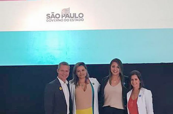 Prefeito e Primeira-Dama participam da apresentação do Fundo Social do Estado de São Paulo