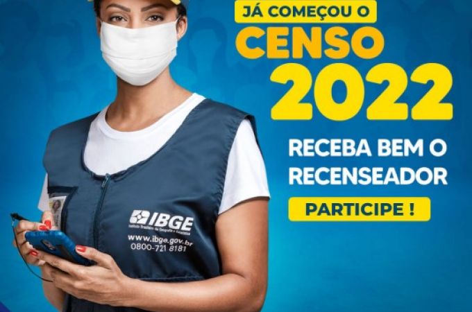 CENSO 2022: VISITA DE RECENSEADORES EM PAULICÉIA JÁ COMEÇOU