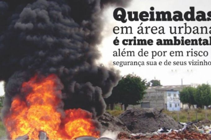 Prefeitura alerta população sobre as queimadas