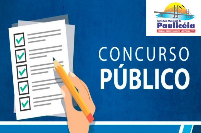 Prefeitura de Paulicéia divulga Edital de Homologação das inscrições e convocação para provas