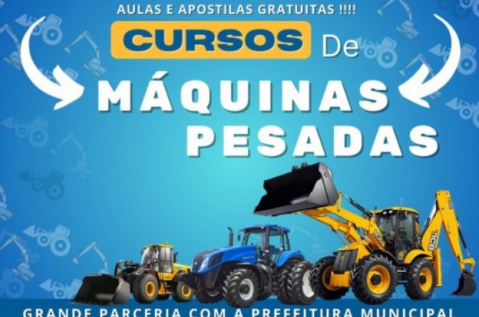 CURSO GRATUITO PARA OPERADOR DE MÁQUINAS PESADAS