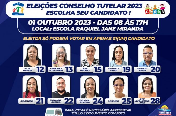 ELEIÇÕES PARA CONSELHEIRO TUTELAR 2023